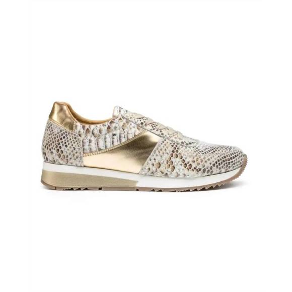 COFI Shoes - NEW COFI holly fashion sneakers in camel snake